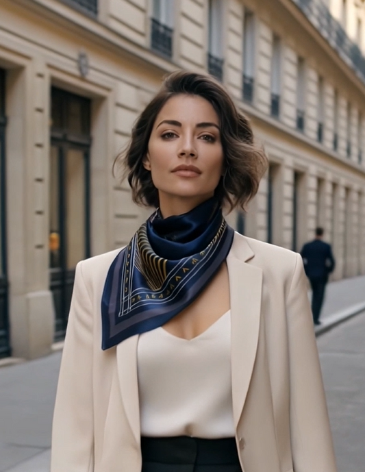 Current Scarf - Midnight Bloom
