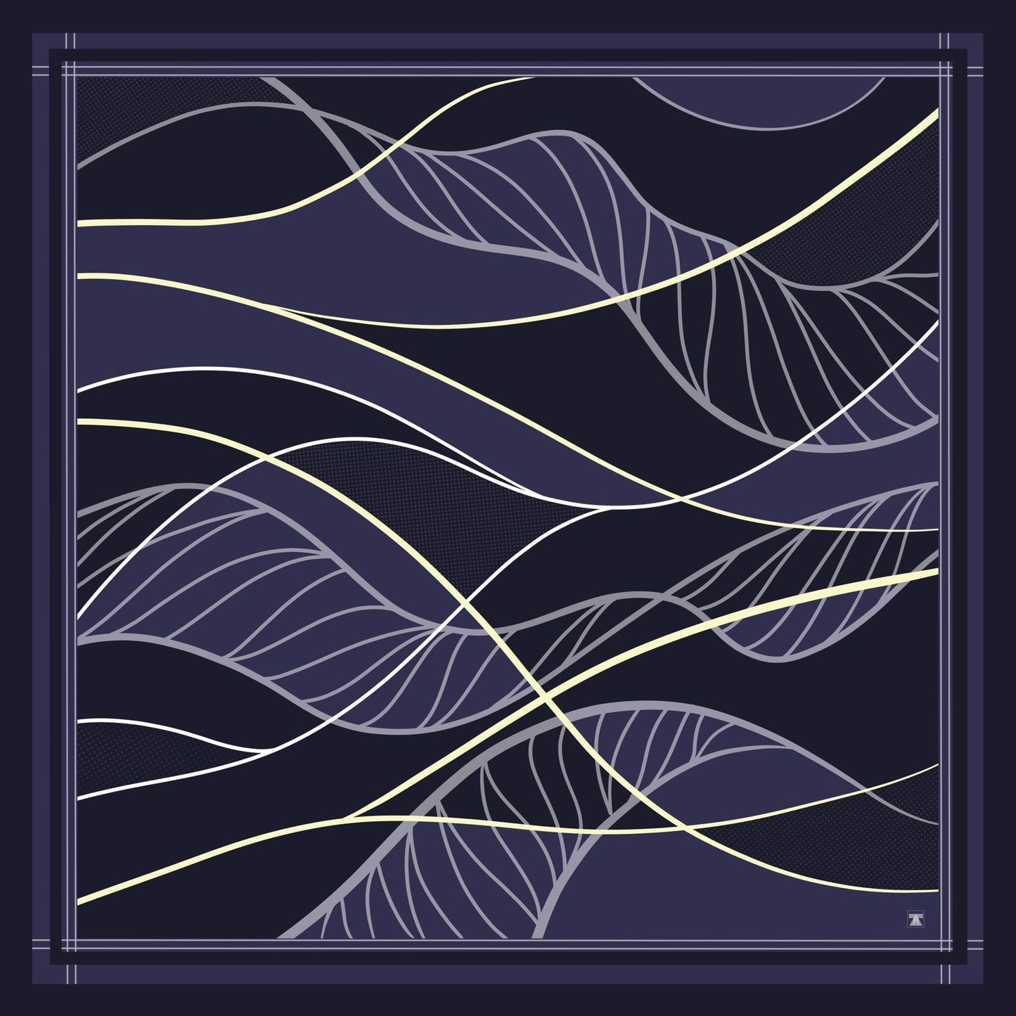 Windleaf Scarf - Deep Indigo