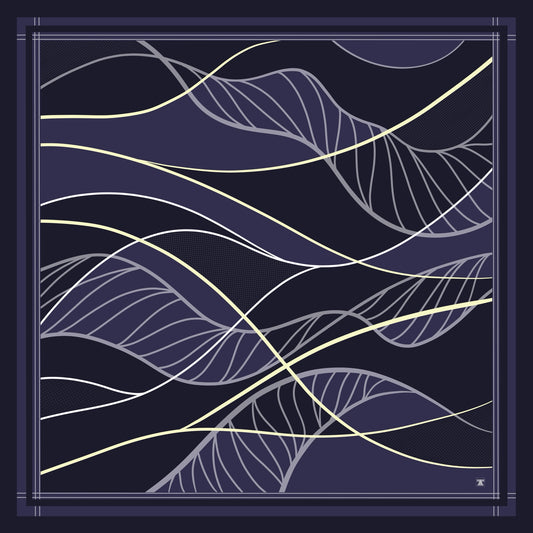 Windleaf Scarf - Deep Indigo
