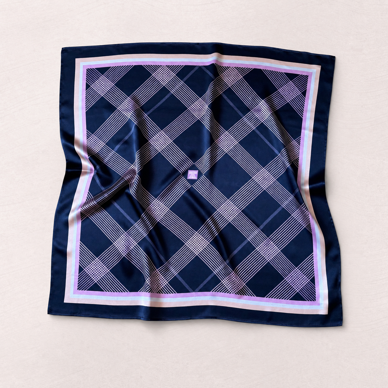 Crossing Scarf - Midnight Rose
