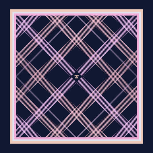 Crossing Scarf - Midnight Rose