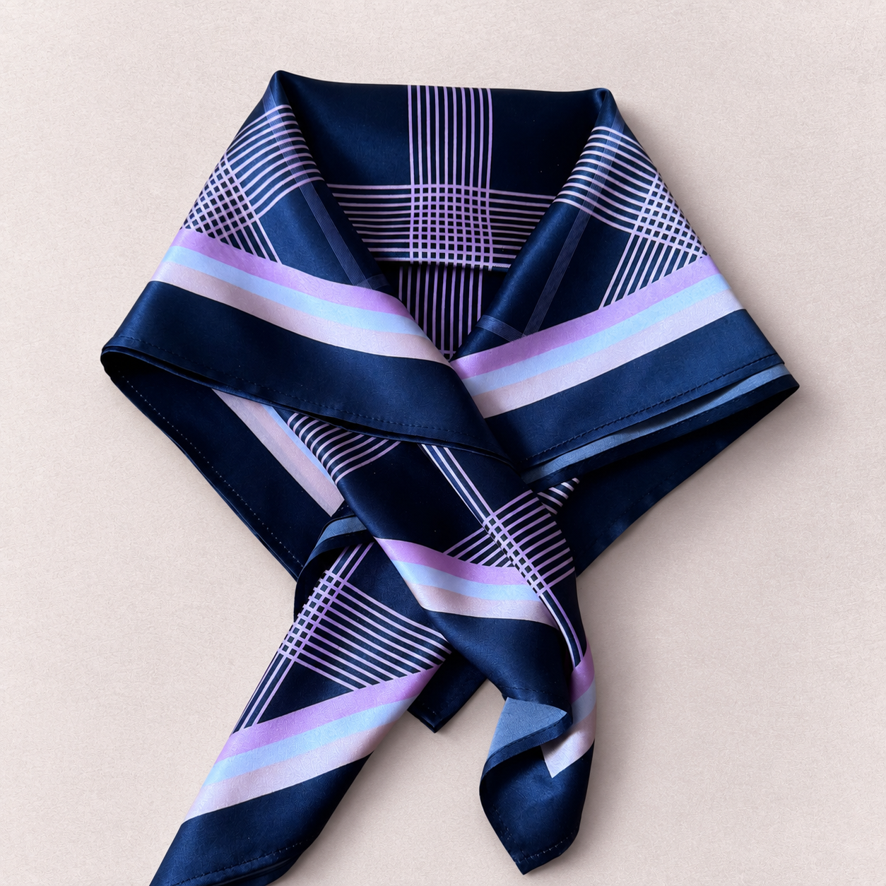 Crossing Scarf - Midnight Rose
