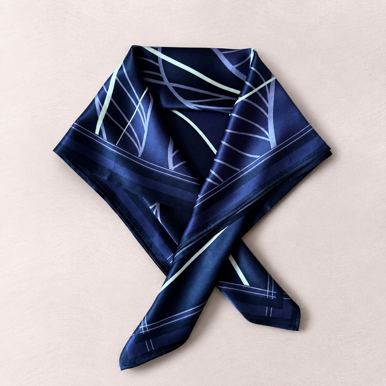 Windleaf Scarf - Deep Indigo