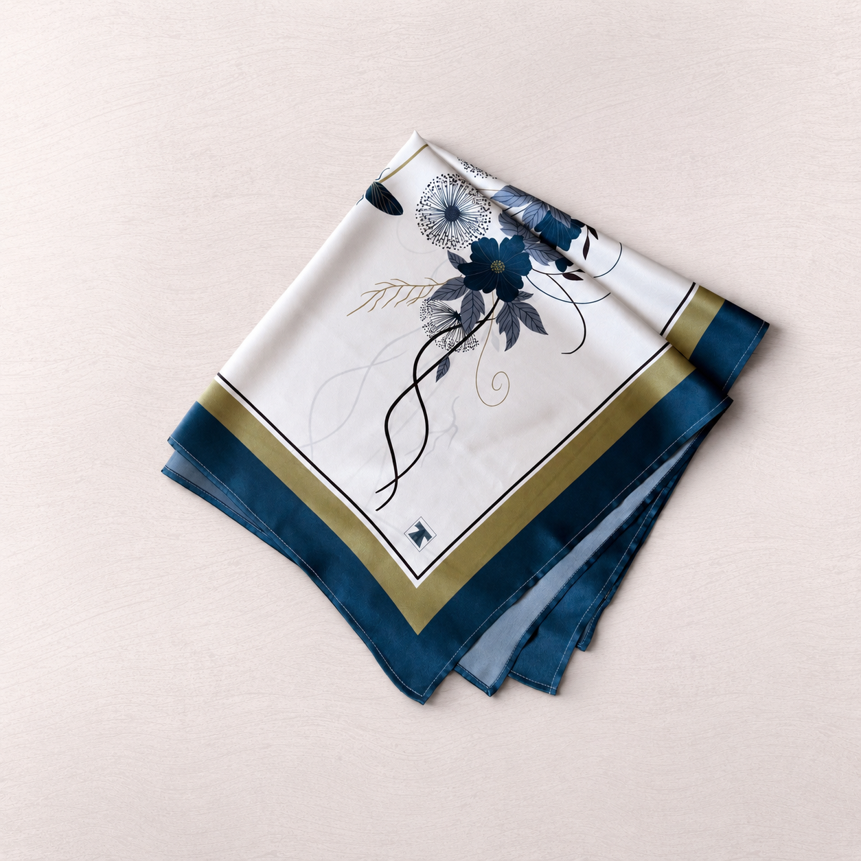 Talisman Scarf - Teal Garden