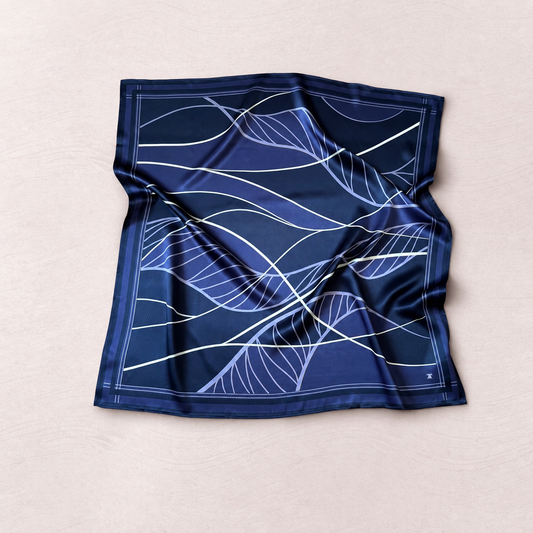 Windleaf Scarf - Deep Indigo