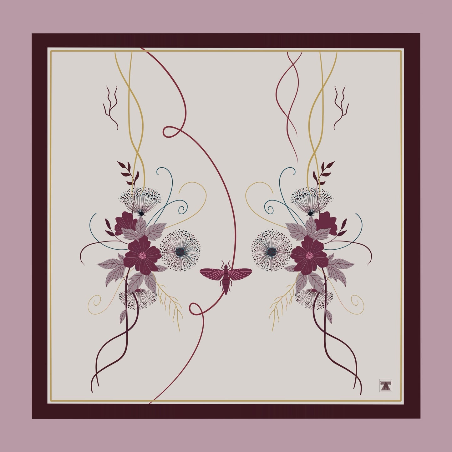 Talisman Scarf - Blush Garden