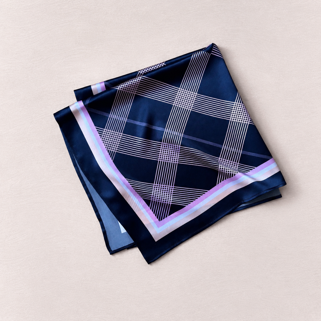 Crossing Scarf - Midnight Rose