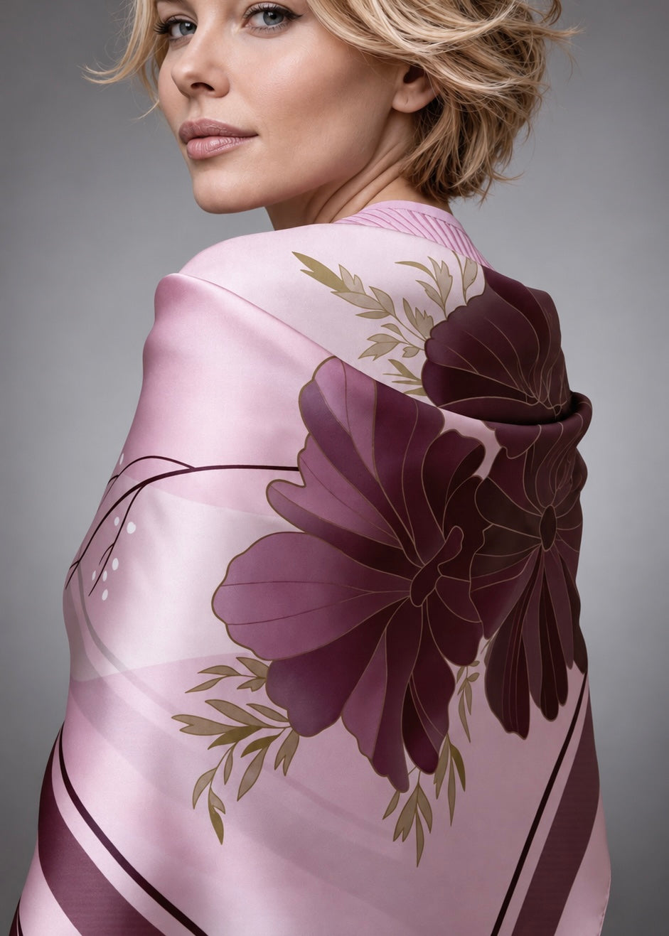 Blossom Scarf - Soft Pink