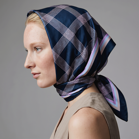 Crossing Scarf - Midnight Rose