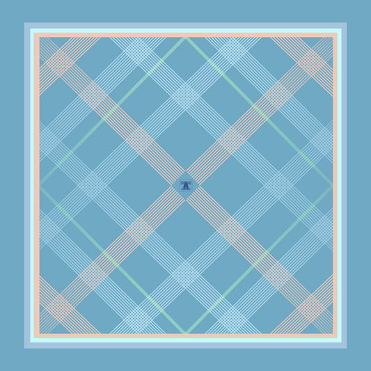 Crossing Scarf - Sky Blue