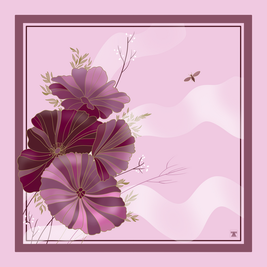 Blossom Scarf - Soft Pink